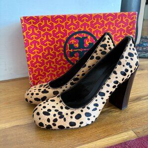Tory Burch Rae Pump Cheetah Calf Hair
